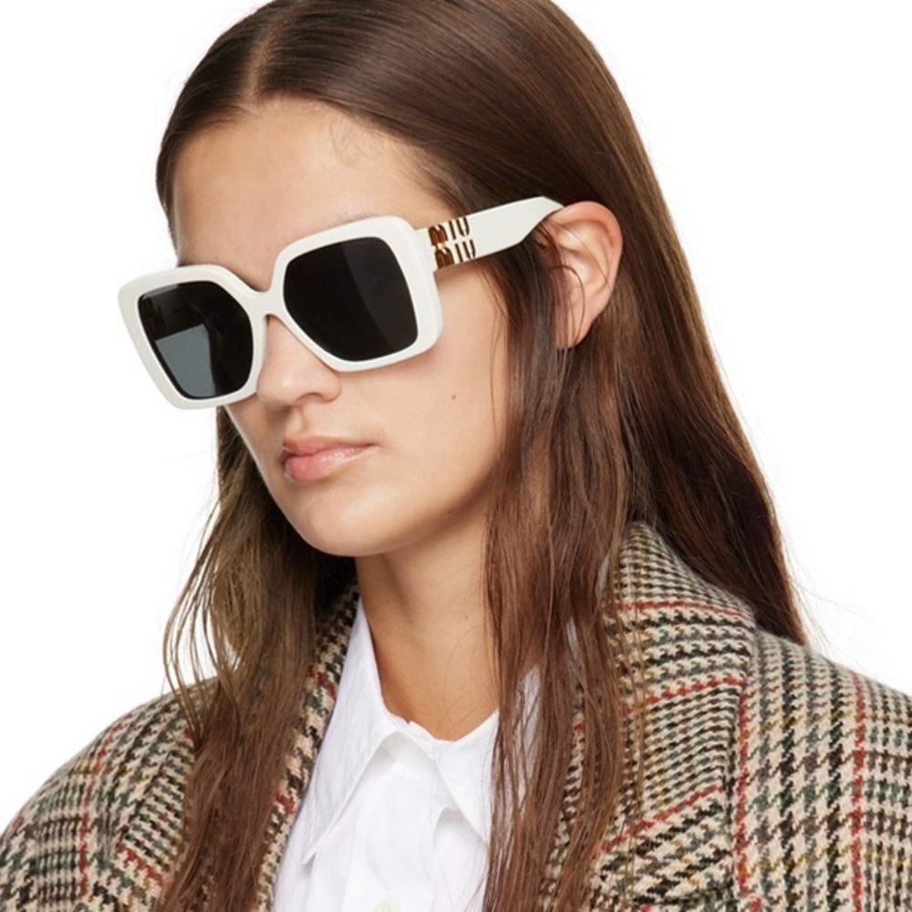 New! Miu Miu MU10YS 1425S0 Sunglasses, Authentic - Picture 10 of 13